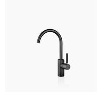 Dornbracht META Mitigeur monocommandé pour lavabos sans vidage, saillie 167mm, bec orientable 360, 33505661-33, Couleur: Noir Mat