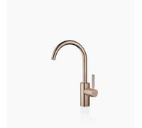 Dornbracht META Mitigeur monocommandé pour lavabos sans vidage, saillie 167mm, bec orientable 360, 33505661-42, Couleur: bronze brossé