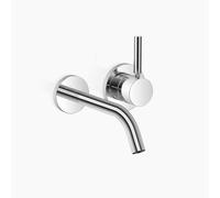 Dornbracht META Mitigeur mural de lavabo sans vidage, saillie 190mm, jet rond enrichi d'air, 36860660-00, Couleur: chrome
