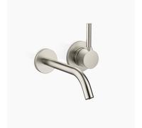 Dornbracht META Mitigeur mural de lavabo sans vidage, saillie 190mm, jet rond enrichi d'air, 36860660-06, Couleur: Platine Mat