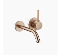 Dornbracht META Mitigeur mural de lavabo sans vidage, saillie 190mm, jet rond enrichi d'air, 36860660-42, Couleur: bronze brossé