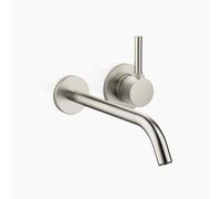 Dornbracht META Mitigeur mural de lavabo sans vidage, saillie 250mm, jet rond enrichi d'air, 36861660-06, Couleur: Platine Mat