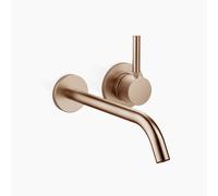 Dornbracht META Mitigeur mural de lavabo sans vidage, saillie 250mm, jet rond enrichi d'air, 36861660-42, Couleur: bronze brossé