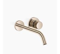 Dornbracht META PURE Mitigeur mural de lavabo sans vidage, saillie 250mm, bec fixe, 36861664-26, Couleur: Or clair