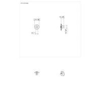 Dornbracht META robinet encastré, fermeture à droite 3/4, 36608660-26, Couleur: Or clair