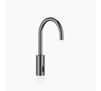 Dornbracht META robinetterie de lavabo, alimentation par pile/réseau, saillie 165mm, 44521660-99, Couleur: foncé Platine mat