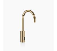 Dornbracht META Robinetteries de lavabo avec fonction électronique d'ouverture et de fermeture, sans vidage, alimentation par pile/réseau, 44521660-39, Couleur: Dark Brass brossé