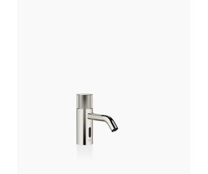 Dornbracht META Robinetteries de lavabo avec fonction électronique d'ouverture et de fermeture, sans vidage, alimentation par pile, 44515660-08, Couleur: platine