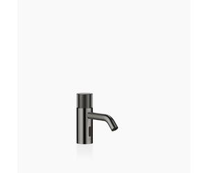 Dornbracht META Robinetteries de lavabo avec fonction électronique d'ouverture et de fermeture sans vidage, alimentation secteur, 44511660-99, Couleur: foncé Platine mat
