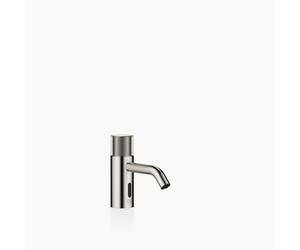 Dornbracht META Robinetteries de lavabo avec fonction électronique d'ouverture et de fermeture sans vidage, alimentation secteur, 44511660-06, Couleur: Platine Mat
