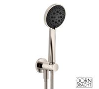 Dornbracht Meta Set de douche avec raccord mural coudé et support, 3 jets, 27803660-06,