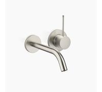 Dornbracht META SLIM Mélangeur monocommande mural pour lavabo sans vidage, saillie 190 mm, bec fixe, 36860662-06, Couleur: Platine Mat