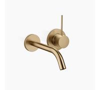Dornbracht META SLIM Mitigeur mural de lavabo sans vidage, saillie 190mm, bec fixe, 36860662-39, Couleur: Dark Brass brossé
