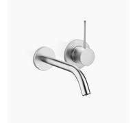 Dornbracht META SLIM Mitigeur mural de lavabo sans vidage, saillie 190mm, bec fixe, 36860662-93, Couleur: Chrome brossé