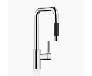 Dornbracht Meta Square Mitigeur de cuisine pivotant, avec douchette extractible, 33870861-00,