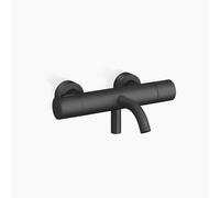 Dornbracht META thermostat de baignoire pour montage mural, sans garniture, saillie 210mm, 34201979-33, Couleur: Noir Mat