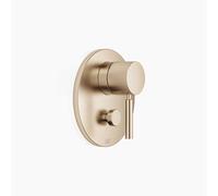 Dornbracht mitigeur monocommandé encastré avec inverseur, plaques de recouvrement 150mm, 36120660-27, Couleur: Light Gold brossé