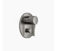 Dornbracht mitigeur monocommandé encastré avec inverseur, plaques de recouvrement 150mm, 36120660-99, Couleur: foncé Platine mat