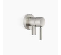 Dornbracht mitigeur monocommandé encastré avec plaques de recouvrement D. 80mm, avec raccord de douche intégré, 36046660-06, Couleur: Platine Mat