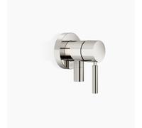 Dornbracht mitigeur monocommandé encastré avec plaques de recouvrement D. 80mm, avec raccord de douche intégré, 36046660-08, Couleur: platine