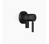 Dornbracht mitigeur monocommandé encastré avec plaques de recouvrement D. 80mm, avec raccord de douche intégré, 36046660-33, Couleur: Noir Mat