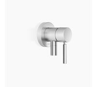 Dornbracht mitigeur monocommandé encastré avec plaques de recouvrement D. 80mm, avec raccord de douche intégré, 36046660-93, Couleur: Chrome brossé