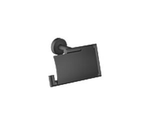 Dornbracht Papierrollenhalter 83510979-33 avec couvercle, noir mat