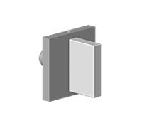 Dornbracht poignée complète 90207800202-06 platine mat
