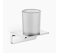 Dornbracht Porte-verre avec verre en cristal mat verre, chrome, 83400976-00