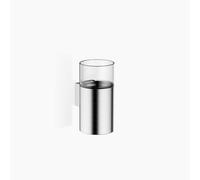 Dornbracht Porte-verre, modèle mural, avec verre clair, 83400979-93, Couleur: Chrome Mat