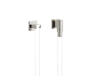 Dornbracht raccordement mural pour modules d'eau match0 27822979-06 avec support de tuyau, avec rosace simple, platine mat