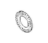 rondelle dentée Dornbracht A6.4 DIN6798 A2 09301103390