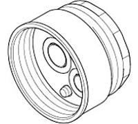 Dornbracht rondelle/vis mis en place-eh 0430110111090 brut