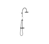 Dornbracht set de douche 34459892-33 avec thermostat de douche, saillie de douche sur pied 420 mm, noir mat