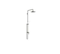 Dornbracht Tuyau de douche avec mitigeur monocommande, 450 mm de projection pour douche sur pied, 220 mm de douche de tête, 36112970, Coloris: foncé Platine mat - 36112970-99