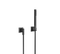 Dornbracht set de douche Elemental Spa 2780898033 noir mat, avec rosaces simples