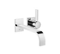 Dornbracht MEM Mitigeur monocommandé mural pour lavabos sans vidage, saillie 247mm, 36862782-00, Couleur: chrome