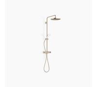 Dornbracht Showerpipe avec thermostat de douche sans douchettes à main, saillie douche à main 450mm, douche de tête 300mm, 34460979-26, Couleur: Or clair
