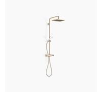 Dornbracht Showerpipe avec thermostat de douche sans douchettes à main, saillie douche à main 450mm, douche de tête 300x240mm, 34459980-47, Couleur: Champagne