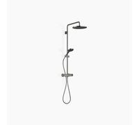 Dornbracht Showerpipe avec thermostat de douche sans douchettes à main, saillie douche à main 450mm, douche de tête 300mm, 34460979-19, Couleur: Chrome foncé