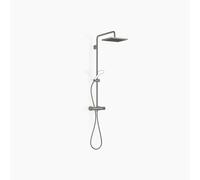 Dornbracht Showerpipe avec thermostat de douche sans douchettes à main, saillie douche à main 450mm, douche de tête 300x240mm, 34459980-99, Couleur: foncé Platine mat