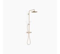 Dornbracht Showerpipe avec thermostat de douche sans douchettes à main, saillie douche à main 450mm, douche de tête 300mm, 34460979-27, Couleur: Light Gold brossé