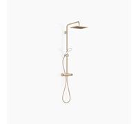 Dornbracht Showerpipe avec thermostat de douche sans douchettes à main, saillie douche à main 450mm, douche de tête 300x240mm, 34459980-46, Couleur: Champagne brossé