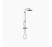 Dornbracht Showerpipe avec thermostat de douche sans douchettes à main, saillie douche à main 450mm, douche de tête 300mm, 34460979-99, Couleur: foncé Platine mat