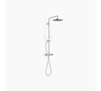 Dornbracht Showerpipe avec thermostat de douche sans douchettes à main, saillie douche à main 450mm, douche de tête 300mm, 34460979-06, Couleur: Platine Mat