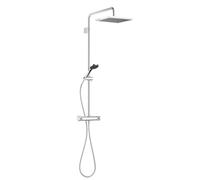 Dornbracht Showerpipe avec thermostat de douche sans douchettes à main, saillie douche à main 450mm, douche de tête 300x240mm, 34459980-42, Couleur: Bronze brossé