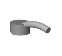 Dornbracht sous Levier UP complet 90208704100-00 Yota chromé