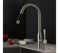 Dornbracht Sync Mitigeur de cuisine pivotant, avec douchette extractible, 33870895-06,