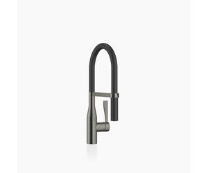 Dornbracht SYNC Mitigeur monocommandé professionnel, flexible en silicone, saillie 200mm, 33865895-99, Couleur: foncé Platine mat