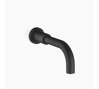 Dornbracht TARA Bec déverseur pour baignoire, montage mural, saillie 200mm, 13801892-33, Couleur: Noir Mat